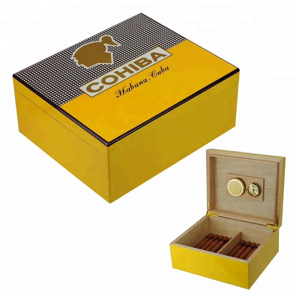 COHIBA HUMIDOR ŽUTI AFICIONADO SHOP